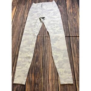 Lululemon Wunder Under Womens Size 6 Gray Camo High Rise Luxtreme Tight Leggings